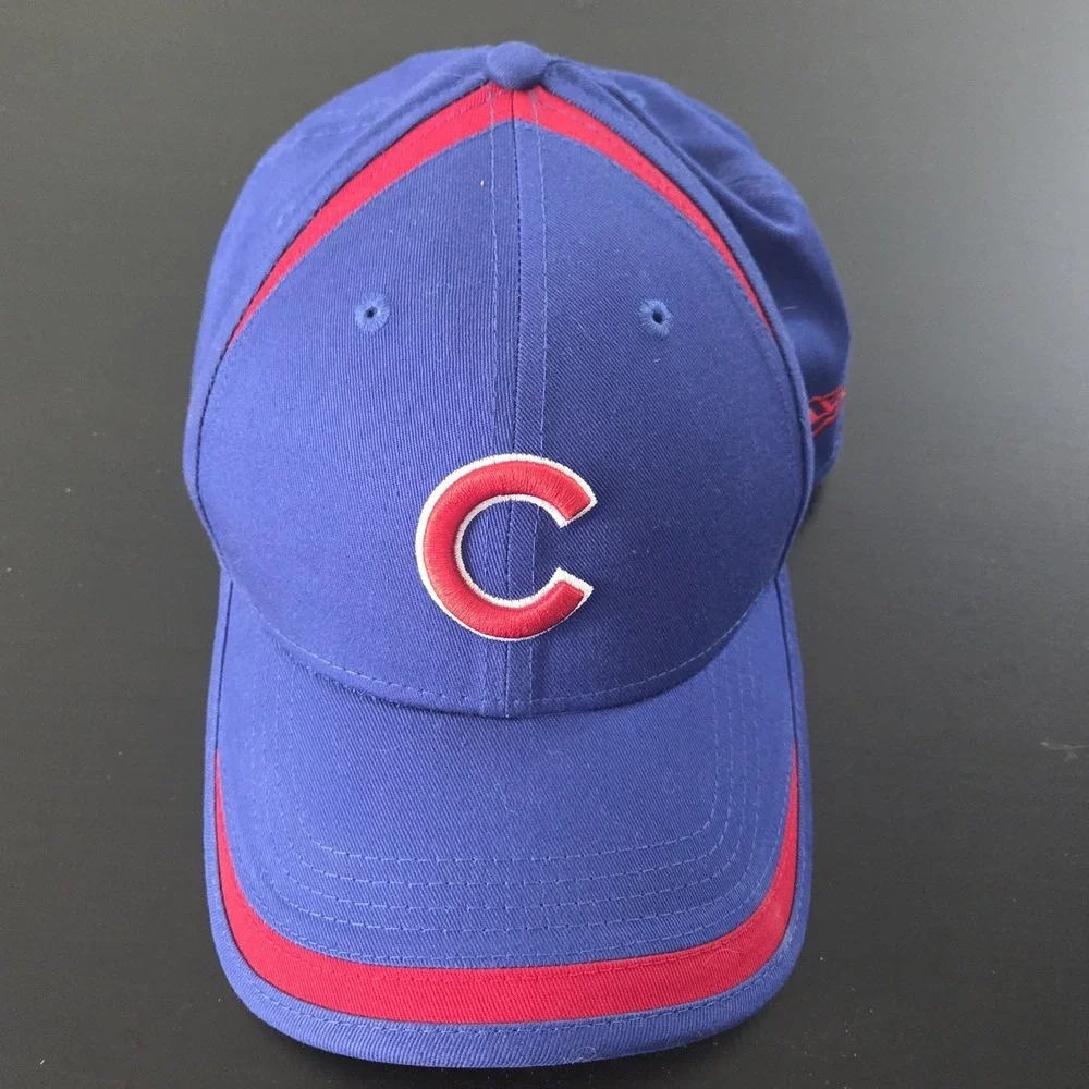 New Era Chicago‎ Cubs 9Forty Strapback Baseball Hat MLB Blue OSFM